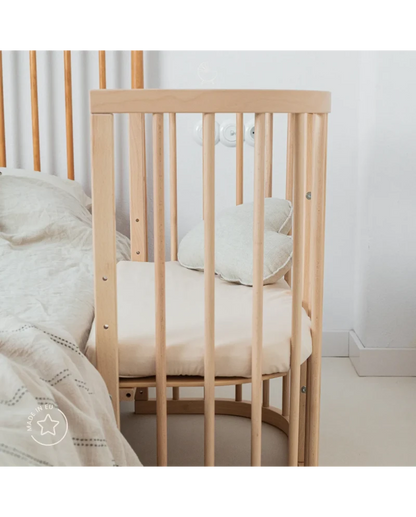 Waldin, Pinnasänky 7in1 + Patja, Natural Wood