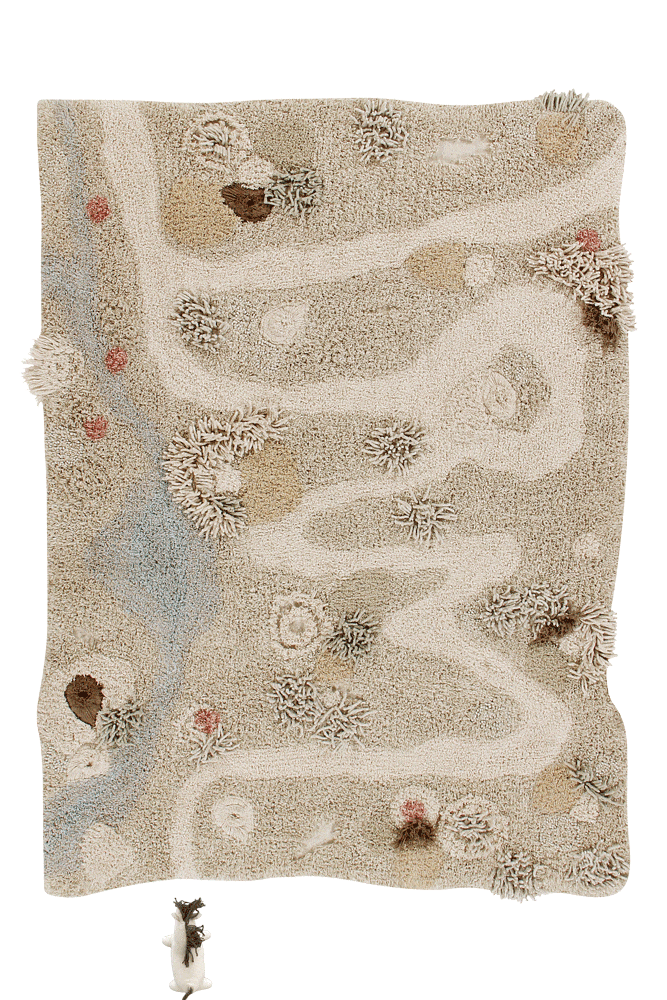 Cotton Woods, tvättbar matta, Path of Nature (olika storlekar)