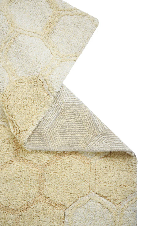 Planet Bee, tvättbar matta, söt honung