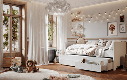 Pinio, Calmo Sofa Bed 90x200 cm, White