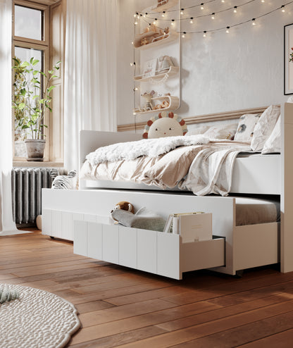 Pinio, Calmo Sofa Bed 90x200 cm, White