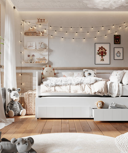 Pinio, Calmo Sofa Bed 90x200 cm, White