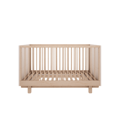 Wood Luck Design, Spjälsäng &amp; Juniorsäng 2 I 1, 70x140 cm, Basic White