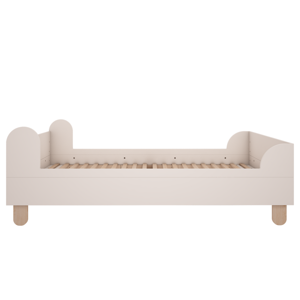 Wood Luck Design, Junior bed 80x160 cm, Basic White