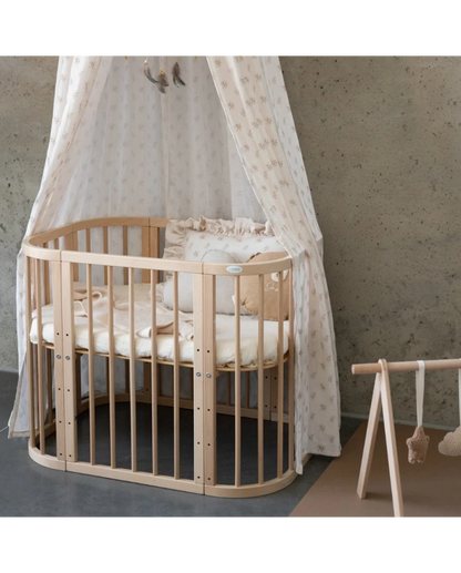 Waldin, Pinnasänky 5in1 + Patja, Natural Wood