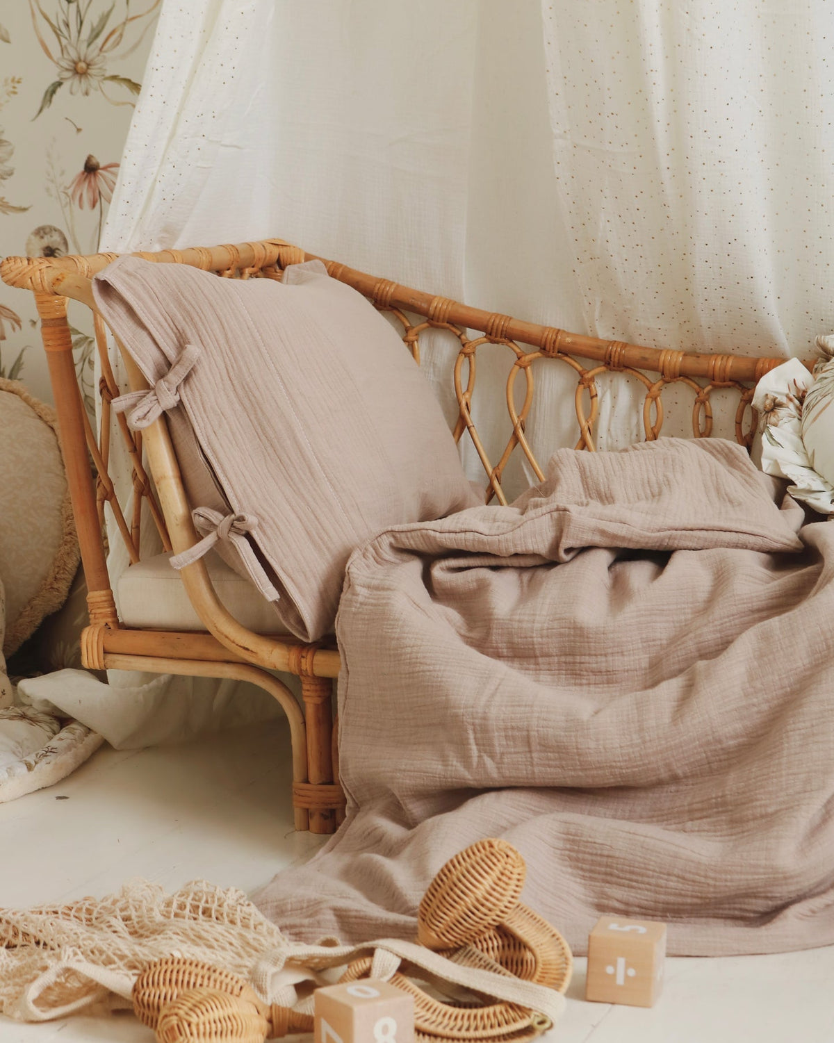 Matuu Pussilakanasetti, Muslin Beige