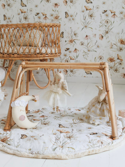 Matuu Gold Meadow on White&Cream, Matto
