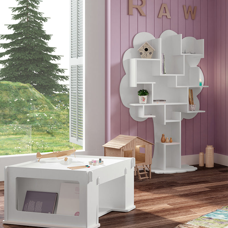Mathy By Bols Bookshelf Wood, White