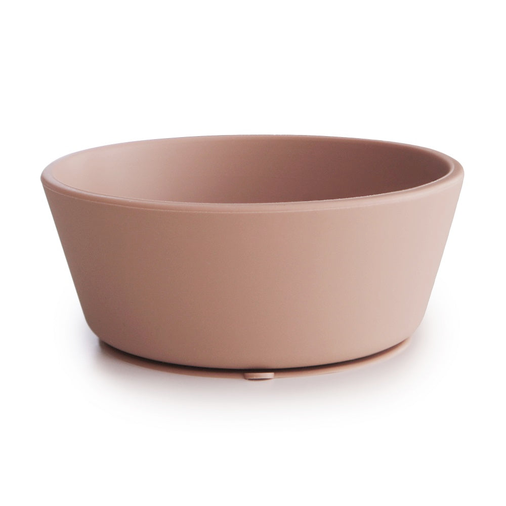 Mushie Silikonikulho Imukupilla, Blush