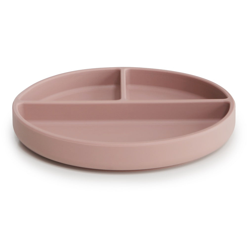 Mushie, Silikonilautanen Imukupilla, Blush