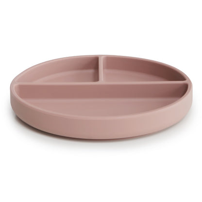 Mushie, Silikonilautanen Imukupilla, Blush