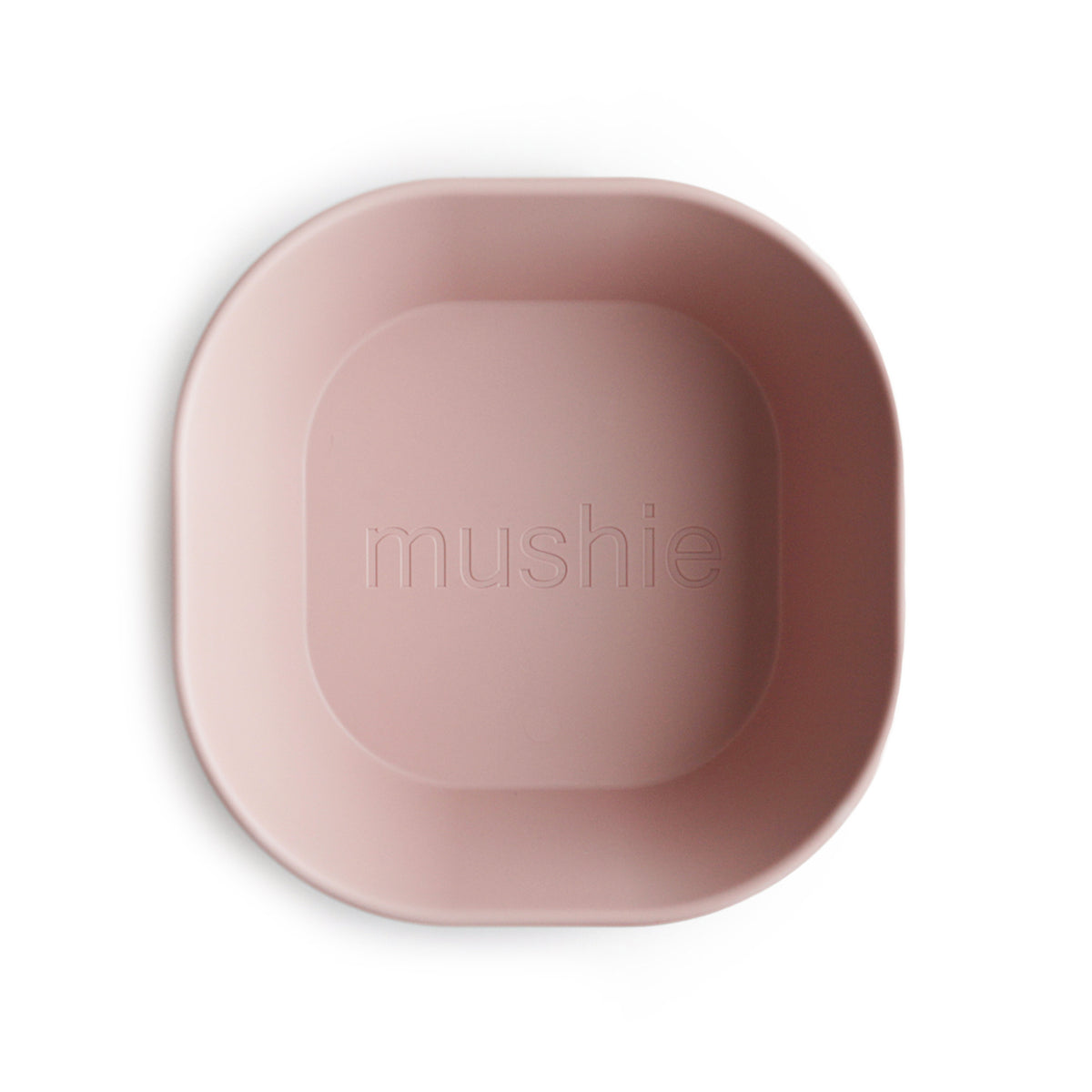 Mushie, Skål 2st, Square Blush