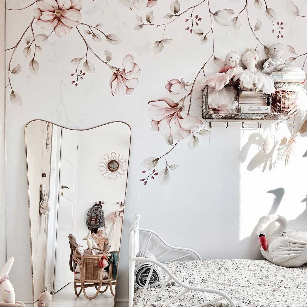 Paradise Garden Pastel Twigs, Tapetti