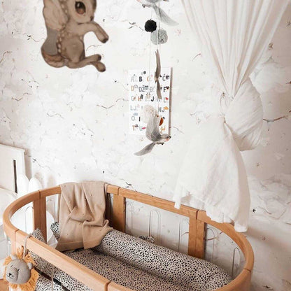 Magiska svanar Beige, Tapeter