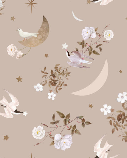 Birds In The Night Sky, Wallpaper