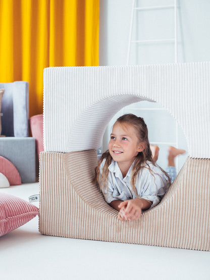 Wigiwama Play Module, Marshmallow Rainbow