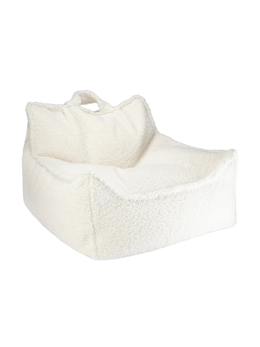 Wigiwama Säkkituoli, Teddy Cream White