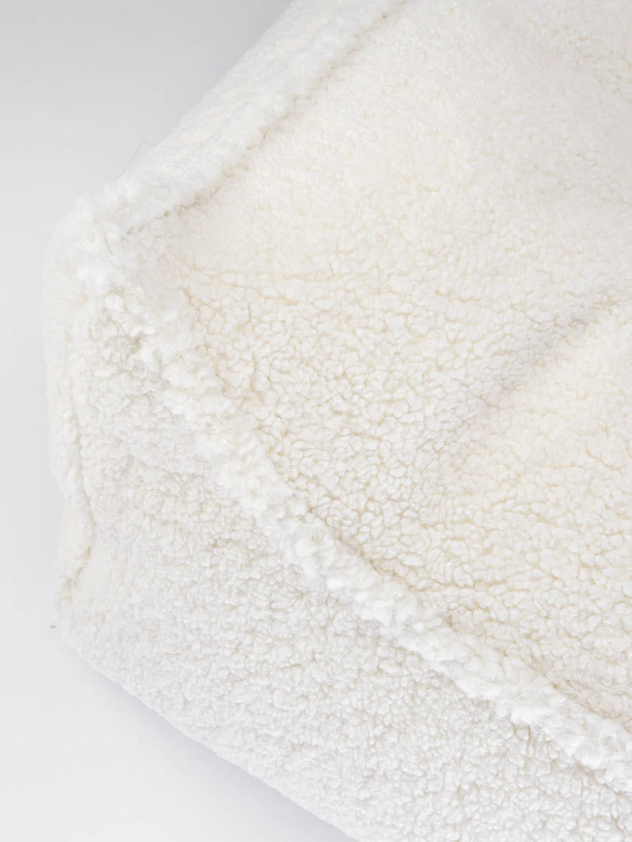 Wigiwama Säkkituoli, Teddy Cream White