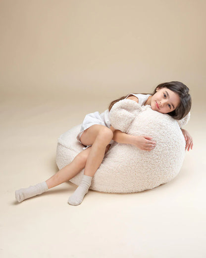 Wigiwama Beanbag, Cream White Bear