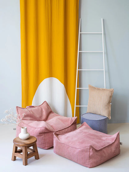 Wigiwama Bean Bag Stol, Rosa Mousse
