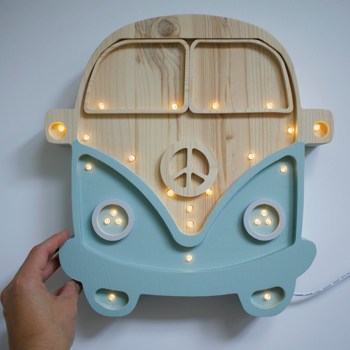 Little Lights Yövalo, Van Retroblue & Wood