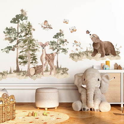 Seinätarra Setti 140x200 cm, Forest Stories 2