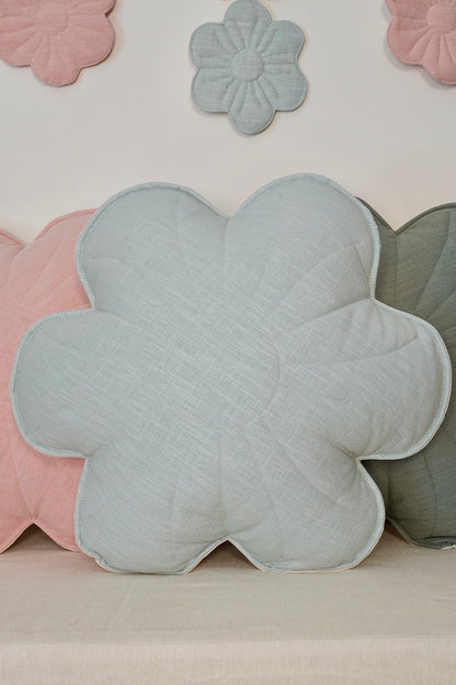 Moi Mili Sisustustyyny, Linen Bloom "Mint", MALLIKAPPALE