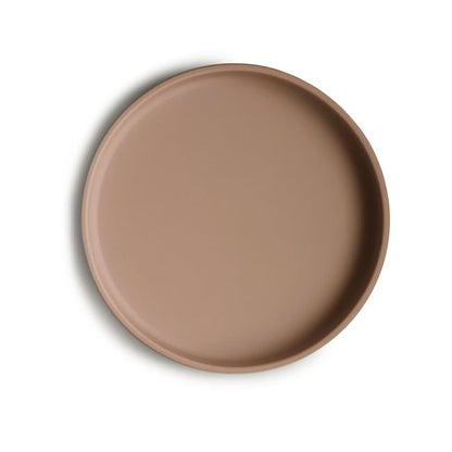 Mushie Silikonplatta med sugkopp, Classic Natural