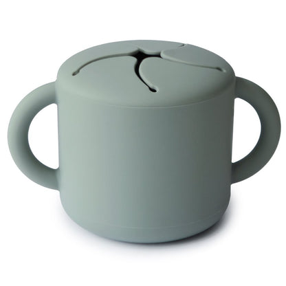 Mushie, Silikoninen Snack Cup, Cambridge Blue