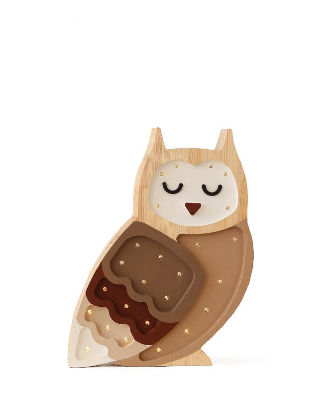 Little Lights Yövalo, Owl Ombre Brown