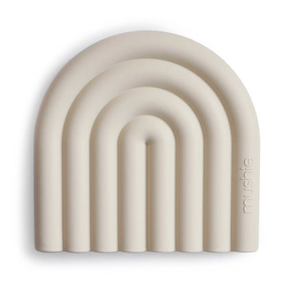 Mushie, Chew Toy Rainbow, Shifting Sand