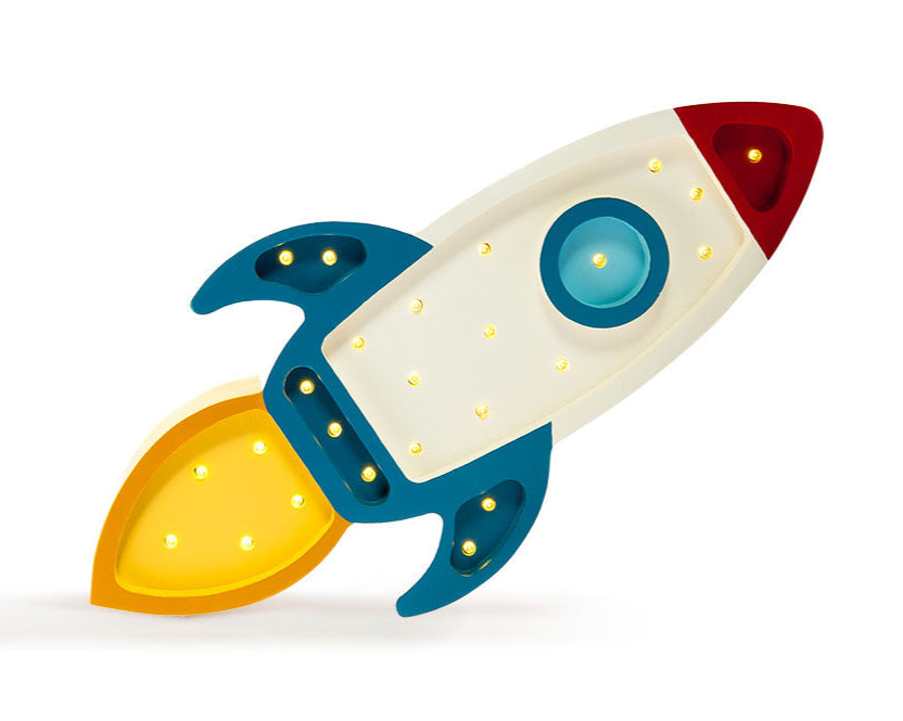 Little Lights Night Light, Rocket, 2 colors