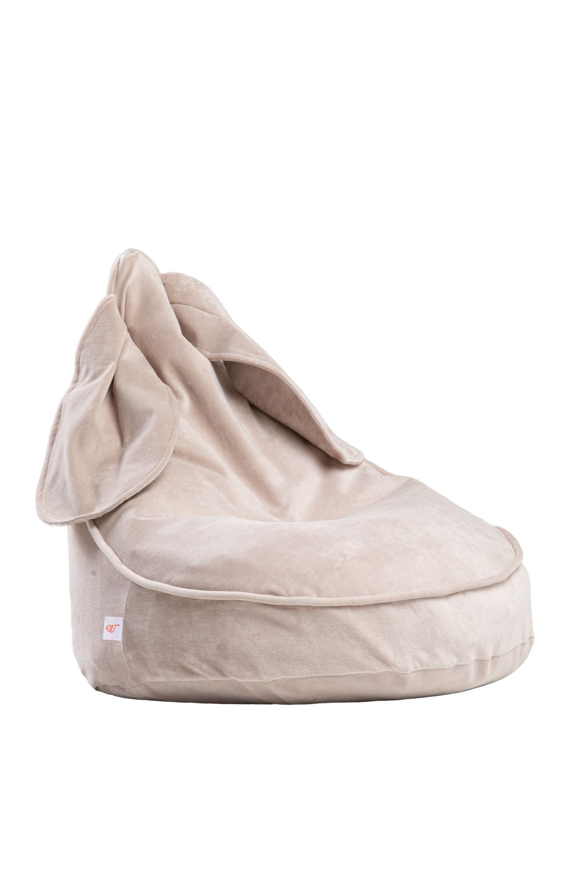 Wigiwama Bean Bag, Beige Bunny