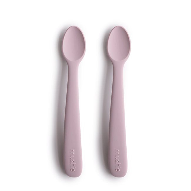 Mushie, Silikon, Sked Set 2st, Soft Lilac