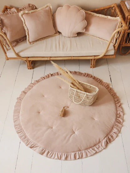 Moi Mili Sisustustyyny Medium, Soft Velvet Shell "Latte"
