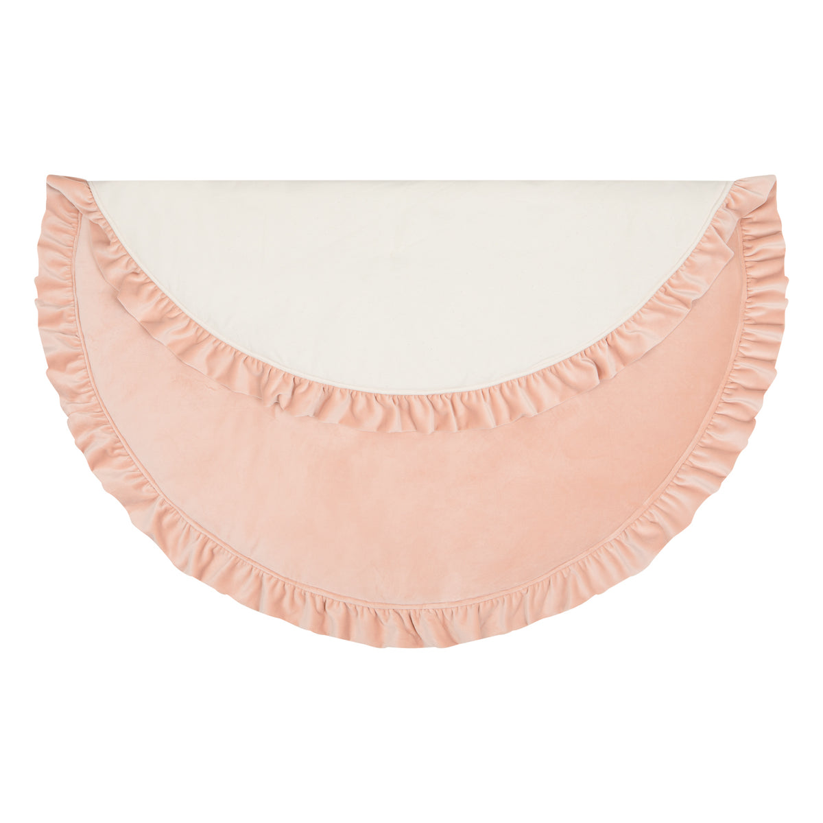 Moi Mili Leikkimatto, Velvet With Frill "Apricot"