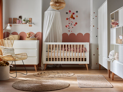 Pinio, Swing Cot 2 IN 1, 70x140, White