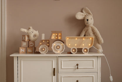 Little Lights Yövalo Tractor, Coffee Cream