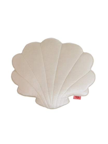 Moi Mili, Sisustustyyny Small, Velvet Shell "White Pearl"