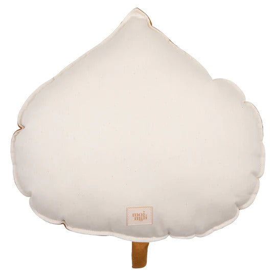 Moi Mili Decorative pillow, Linen Leaf "Sand"