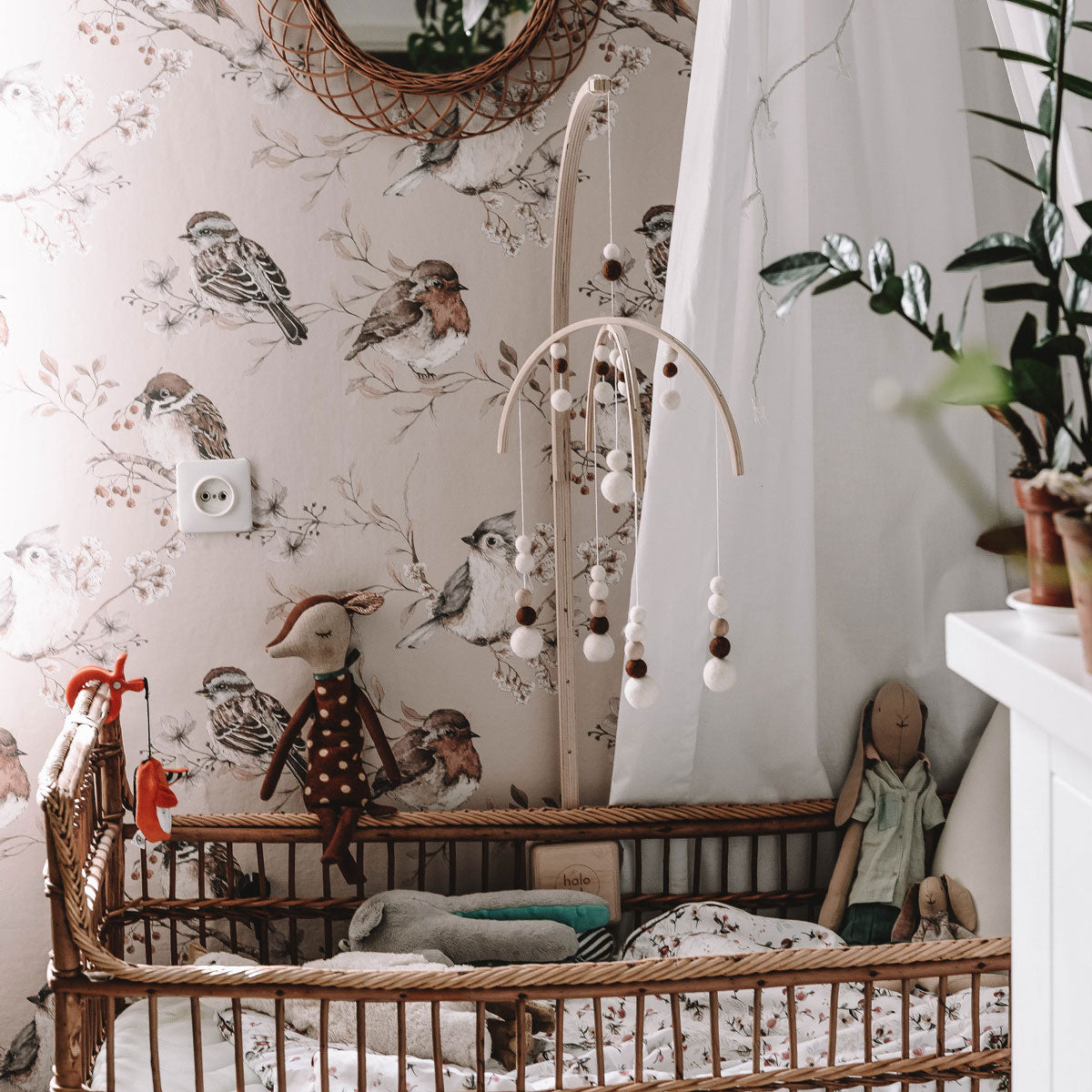 Birds Beige, Tapetti