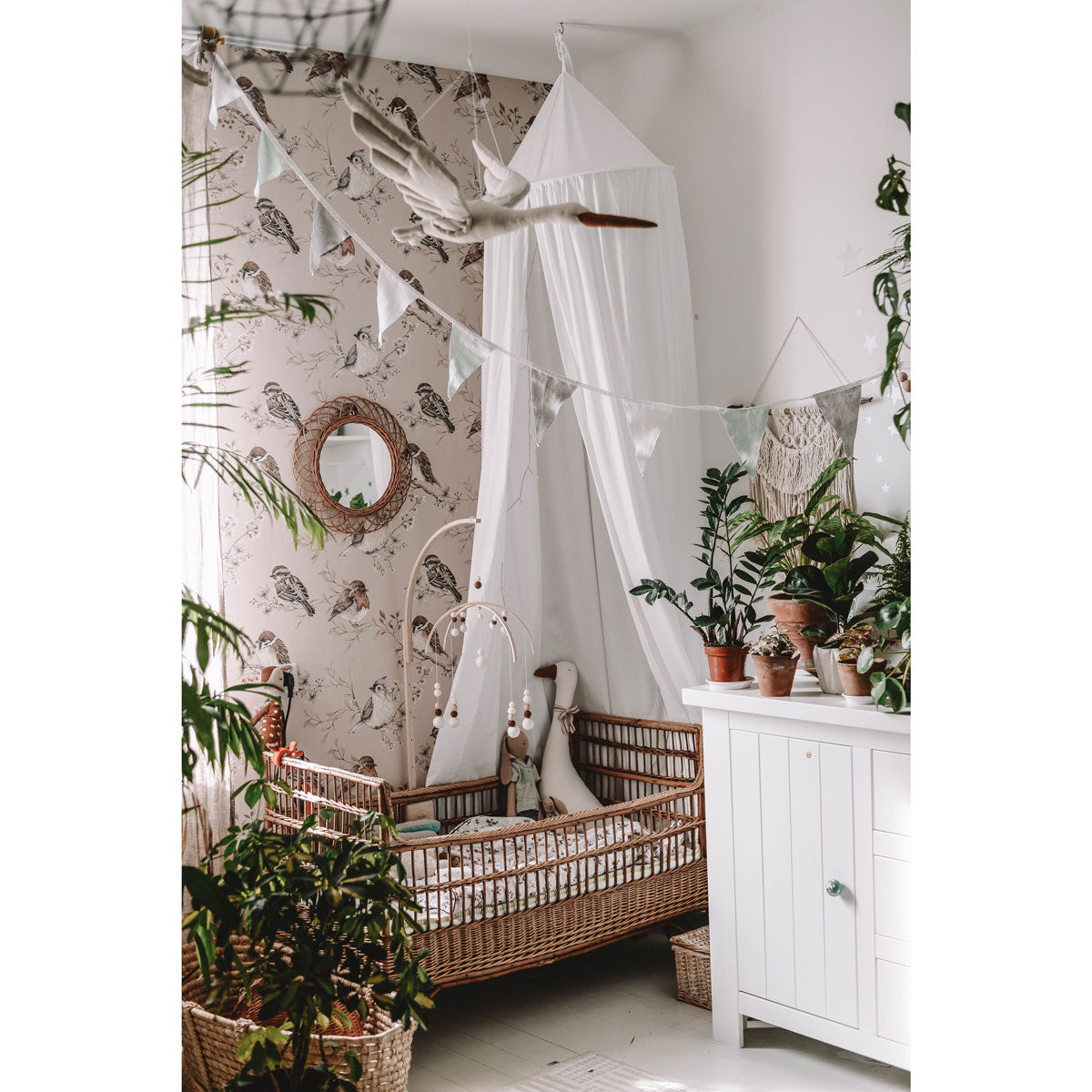 Birds Beige, Tapetti