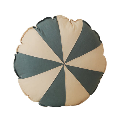 Moi Mili Decorative pillow, Patchwork Blue Candy