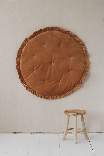 Moi Mili Leikkimatto, Velvet With Frill "Caramel"
