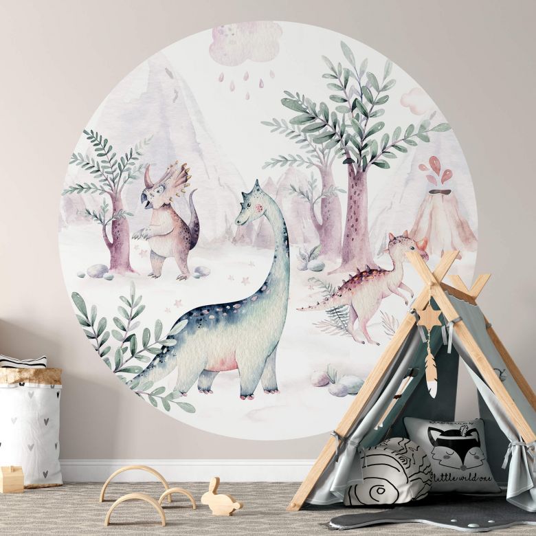 Seinätarra 140 cm, Circle Dino