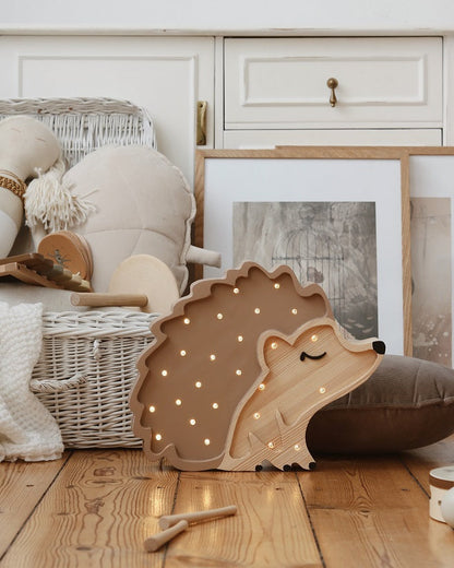 Little Lights Yövalo, Hedgehog Autumn Brown