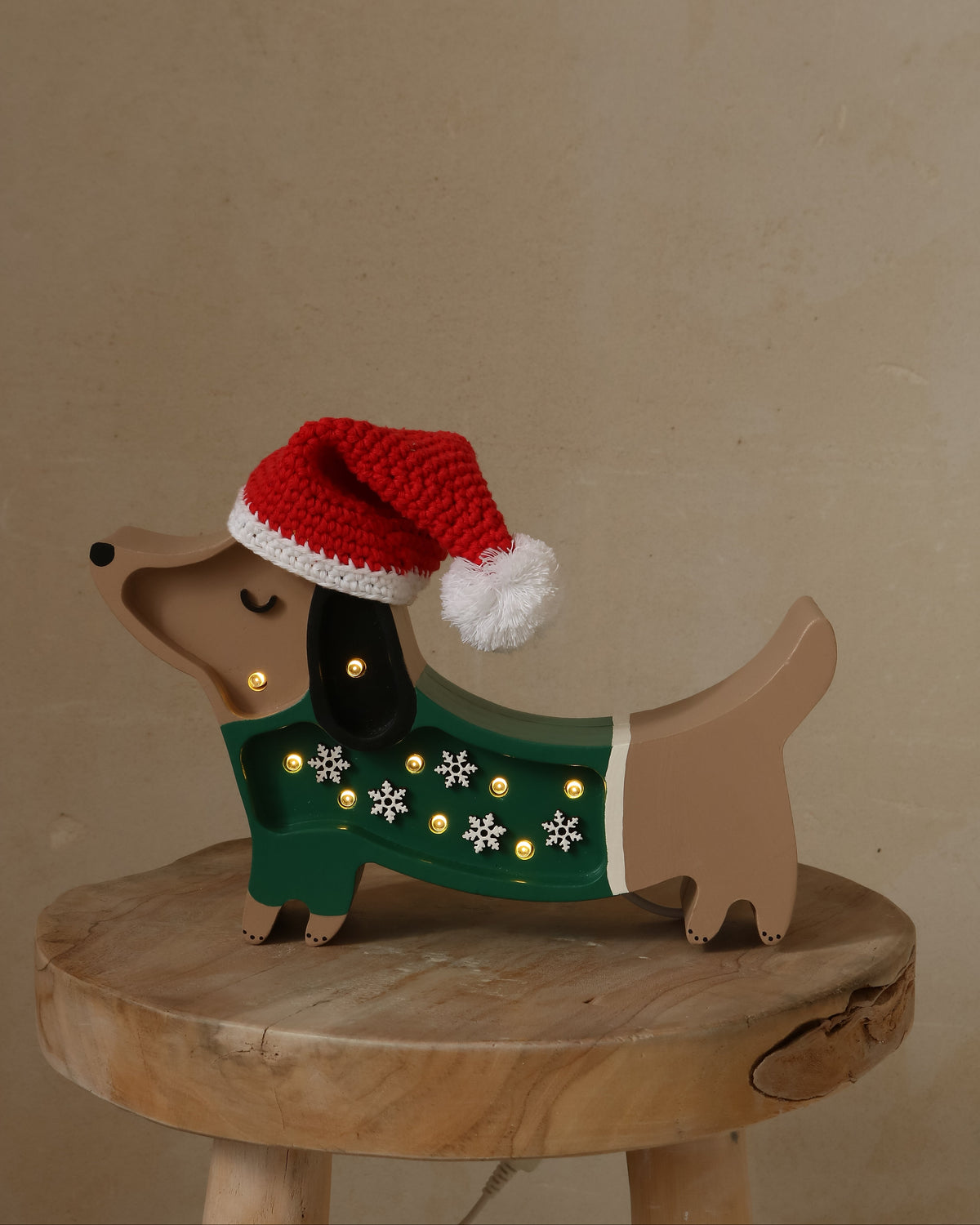 Little Lights, Yövalo Puppy MINI, Christmas Snowflake
