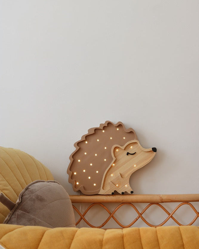Little Lights Yövalo, Hedgehog Autumn Brown