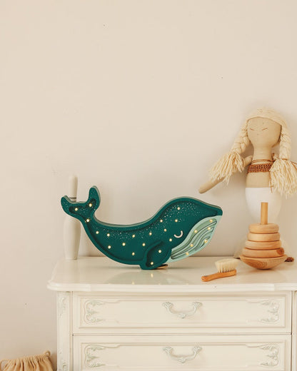 Little Lights Yövalo, Whale Galaxy Teal