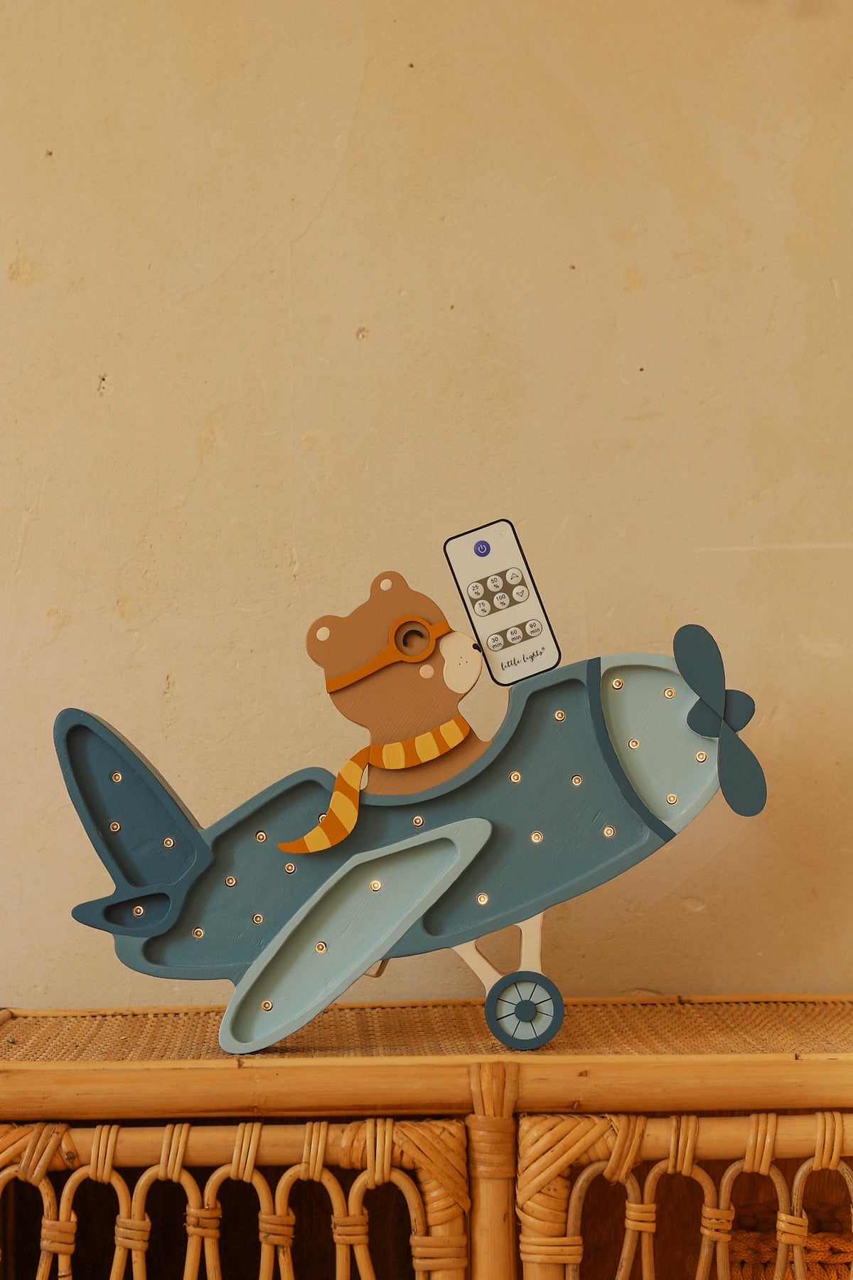 Little Lights Yövalo, Vintage Plane, 4 Eri väriä